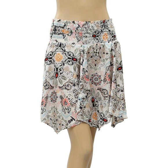 Odd Molly Dresses & Skirts - Odd Molly Anthropologie Floral Printed Smocked Mini Skirt High Waisted L3
